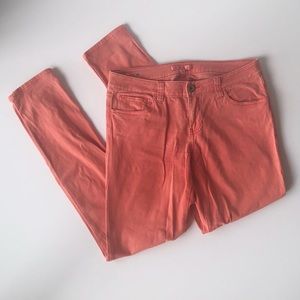 CAbi Lobster Pigment Skinny Jeans- Size 6